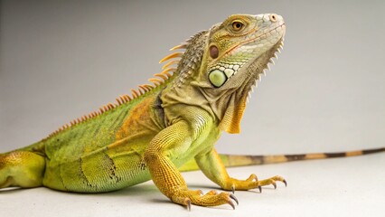 Obraz premium Iguana on studio background