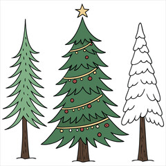 christmas  tree  vector