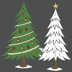 christmas  tree  vector