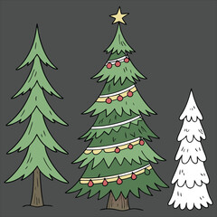 christmas  tree  vector