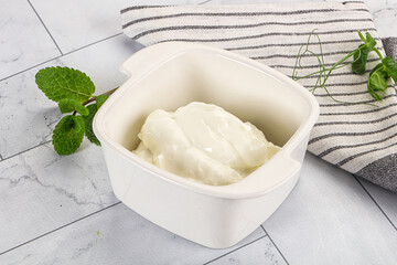 Traditional soft dietary Greek yoghurt
