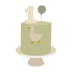 1 year birthday cake. birthday cake congratulations 1 years old birthday.