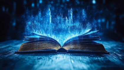 Ancient illuminated manuscript reveals a mystical city.