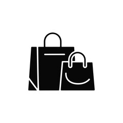 Two shopping bags with the word shop