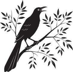 vector illustration of a bird