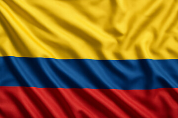 Fototapeta premium flag of Colombia