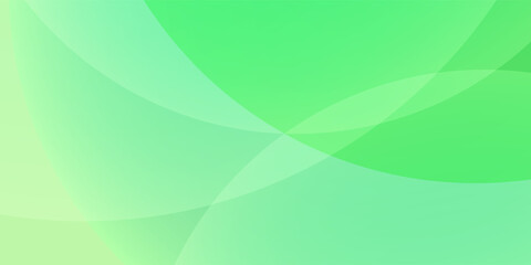 Realistic Green Curved Gradient Abstract Background for Modern Design