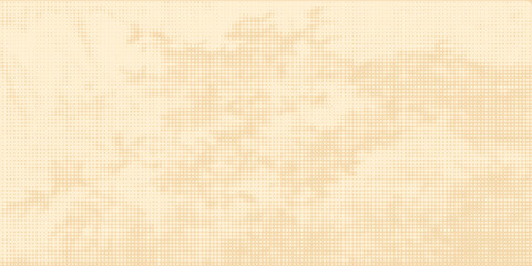 Abstract dots halftone brown color pattern gradient texture background.