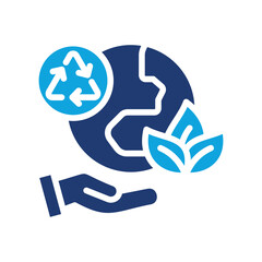Eco Friendly mixed color icon