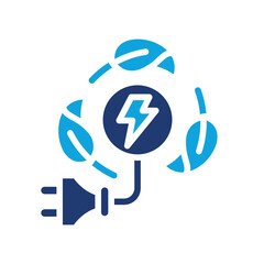 Clean Energy mixed color icon
