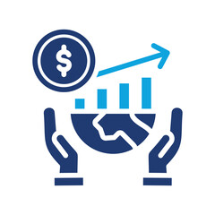 Responsible Growth mixed color icon