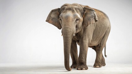 Obraz premium Indian Elephant on studio background