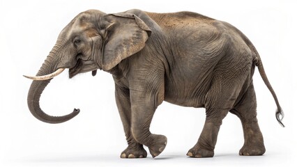 Fototapeta premium Indian Elephant on studio background