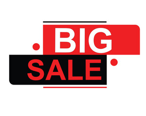 big sale, big sale square isolated sign, big sale sticker