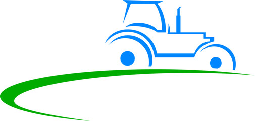 Tractor Logo Vector Icon Design