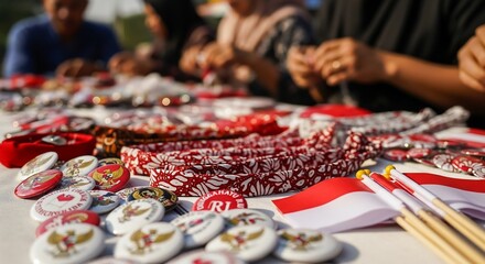 indonesian independence day celebration merchandise