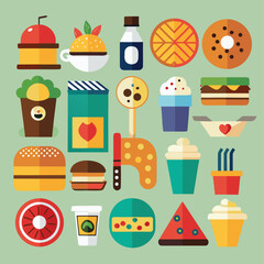 fast food icons