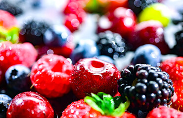 Composition with fresh ripe fruits. Fruitarian diet