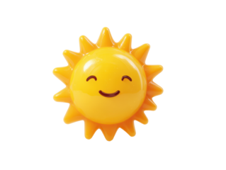 Cheerful sun design for summer fun and decoration ideas