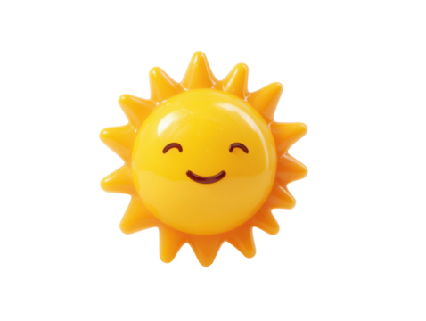 Cheerful sun design for summer fun and decoration ideas