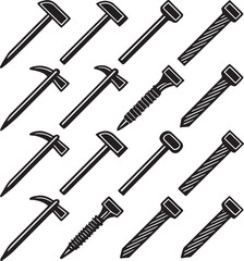 Hardware and Tools Icon Collection