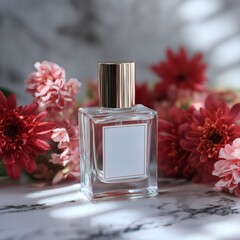 Luxury Skincare Serum Container in Transparent Glass