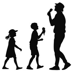 People with Ice Cream Cones