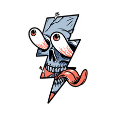 cartoon illustration of a cartoon character running