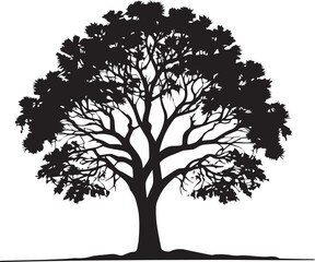 tree silhouette Vector | Minimalist & Trendy tree Silhouette Design | Unique & Stylish tree Artwork for Vector design	