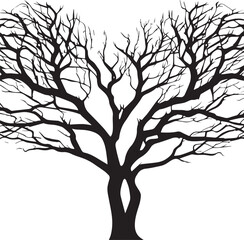 tree silhouette Vector | Minimalist & Trendy tree Silhouette Design | Unique & Stylish tree Artwork for Vector design	