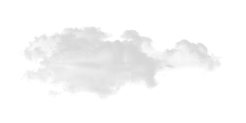 Isolated light gray cloud shape against a solid black background in a simple graphic image