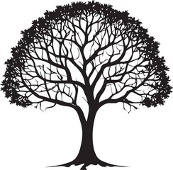 Fototapeta premium tree silhouette Vector | Minimalist & Trendy tree Silhouette Design | Unique & Stylish tree Artwork for Vector design
