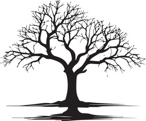tree silhouette Vector | Minimalist & Trendy tree Silhouette Design | Unique & Stylish tree Artwork for Vector design