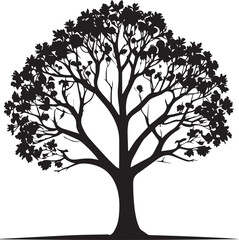 tree silhouette Vector | Minimalist & Trendy tree Silhouette Design | Unique & Stylish tree Artwork for Vector design