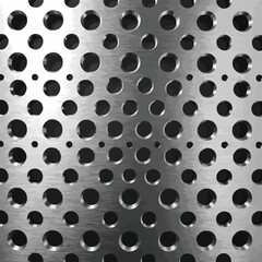 Perforated Circle Metal Grid