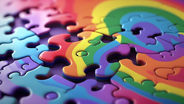 Rainbow Puzzle: Unity and Diversity