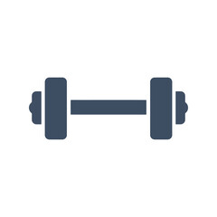 Dumbbell vector illustration fitness equipment weightlifting gym exercise strength training icon