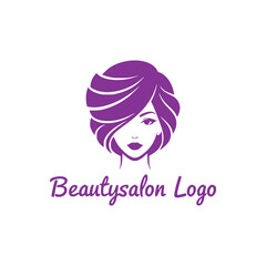 Beauty salon vector illustration template.