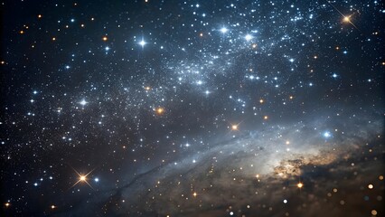 Obraz premium Cosmic Vista - Celestial Stars and Nebulae in Deep Space