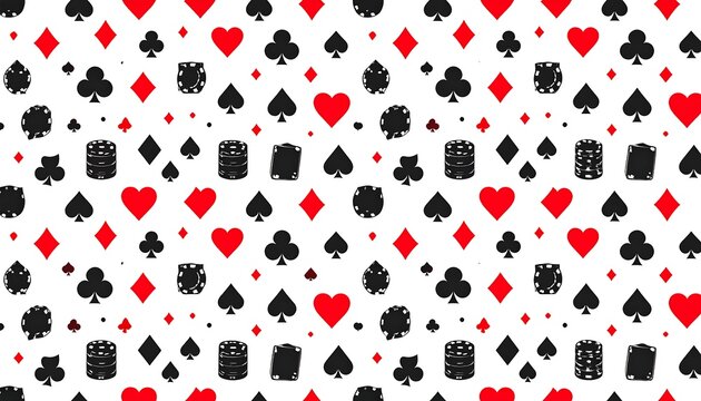 Casino pattern background