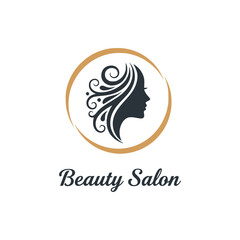 Beauty salon vector illustration template.