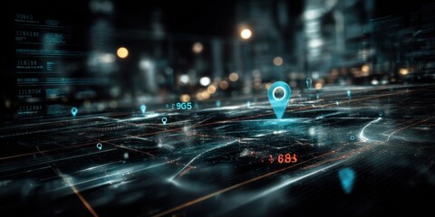 Advanced Urban Navigation System with Location Markers and Data Overlay for Autonomous Vehicles