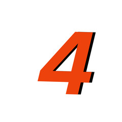 3d number 4