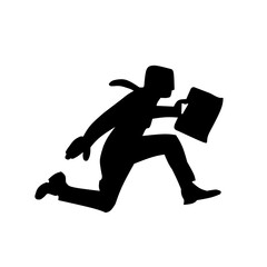 business man running