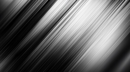 Abstract black and white diagonal lines background with subtle movement effect for presentations
