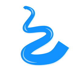 Meandering river beds