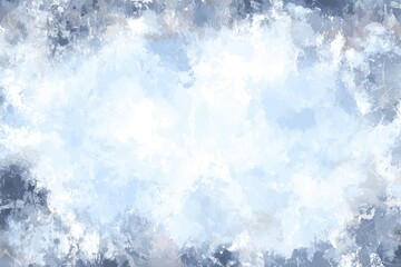 Fototapeta premium Light-blue, textured abstract background with mottled, painted effect
