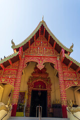Naklejka premium Wat Phra That Doi Chom Thong in Chiang Rai