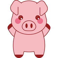Cute Pig Vector