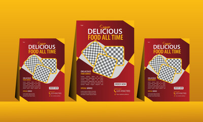 Creative new stylish flyer design with vector file 